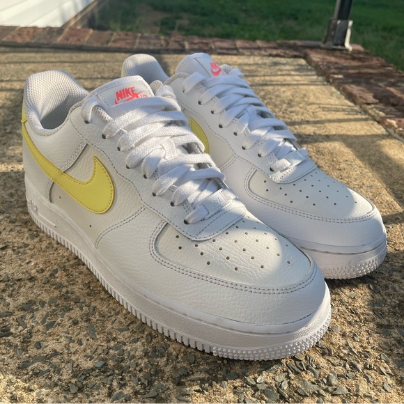 Nike Shoes - Women’s Nike Air Force 1 Low ‘07 White Citron